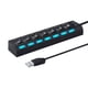 thumbnail image 1 of Pisexur Electrónica para Hombres - Multiconcentrador USB 2.0 de 4 puertos de alta velocidad con divisor de expansión y conmutación independiente con indicador de funcionamiento para PC de escritorio,, 1 of 3