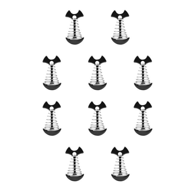 Greeniant Clavijas de anclaje para cubierta, aleación de aluminio, a prueba de viento, tienda de campaña negra, Kit de cuerda de viento duradera, PC 1 10piezas Greeniant CBP262814