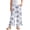 Blue Gray Rose Leaf, variant on COEQINE Girls Wide Leg Ruffle Pants High Waisted Palazzo Pants with Pockets Flowy Trousers Comfy Fall Outfits for 5-6 Years Little Girls, Brown Leopard Print