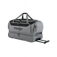 thumbnail image 4 of Wrangler 30" Drop-Bottom Rolling Travel Duffel with Interior Toiletry Pocket - Sharkskin, 4 of 10