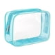 thumbnail image 1 of Neceser impermeable Bolsa de cosméticos transparente Bolsa de cosméticos portátil multipropósito reutilizable para mujeres y hombres Bolsa de embalaje Azul Yinane Bolsas de maquillaje transparentes, 1 of 8