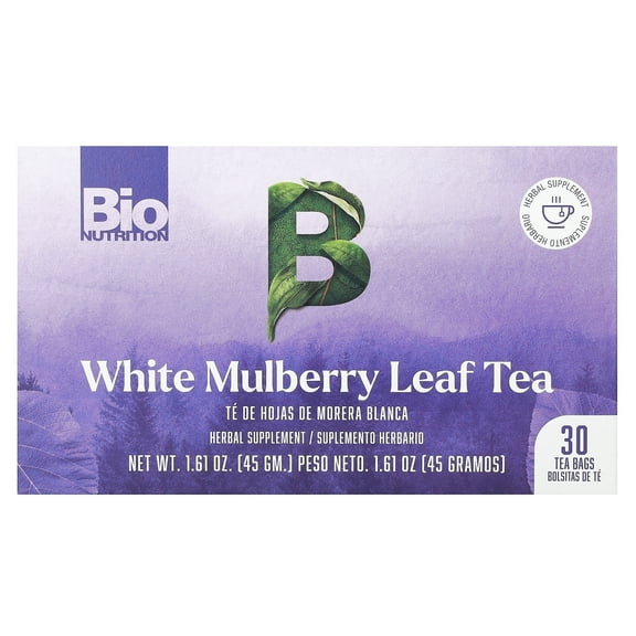 Bio Nutrition - Tea - White Mulberry, 30 Bags
