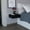 Black, variant on Wall-mounted side table, clear instructions / Discreet storage for personal items