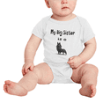 thumbnail image 2 of My Big Sister Is A Belgian Shepherd Dog Funny Baby Bodysuit Boy Girl Unisex, 2 of 5