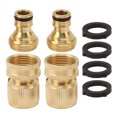 thumbnail image 2 of Hose Quick Connector, Garden Hose Adapter 2PCS Male And Female  For Faucet, 2 of 8