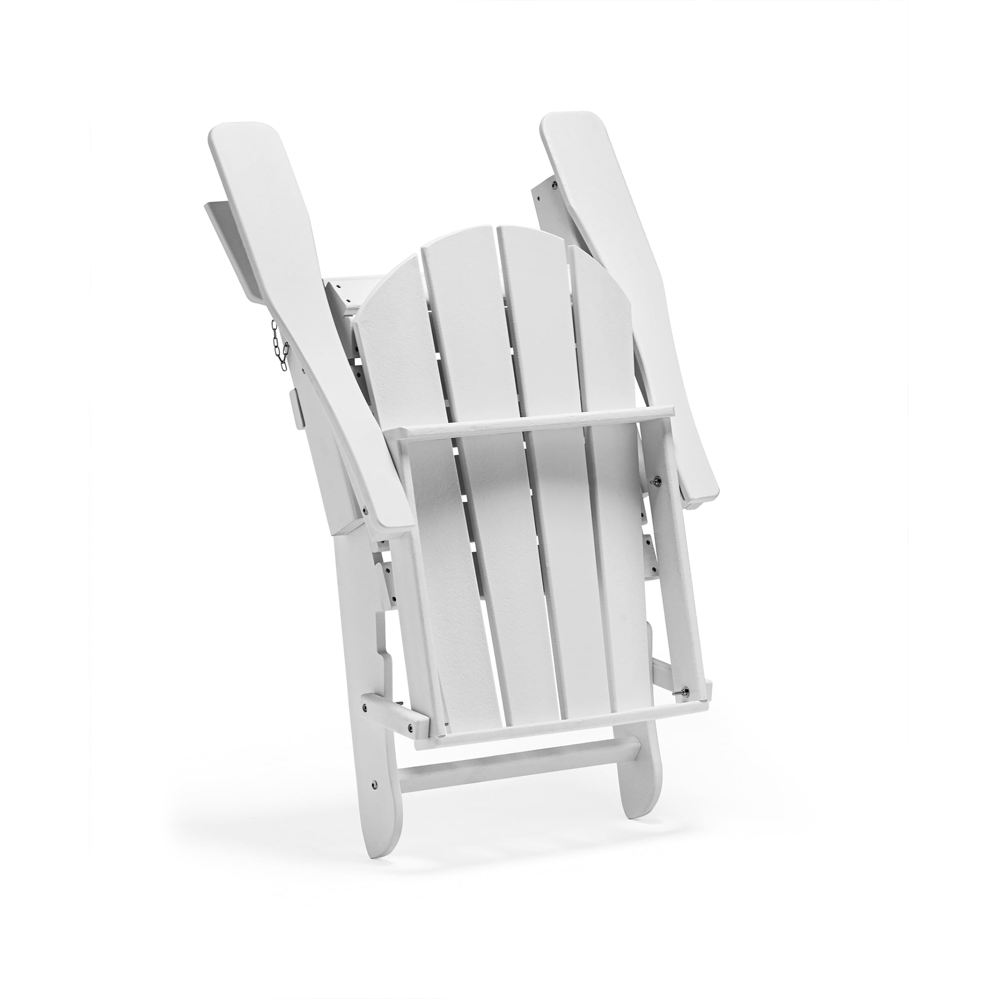 PORCHSIDE Outdoor Folding Adirondack Chair (Set of 2), White