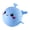 Blue, variant on Toy Green Whale Water Spraying Squeeze Toy for Summer Pool Bath Fun, Stress Relief Fidget Sensory Play, Soft Silicone Water Absorbing Toy
