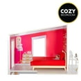 thumbnail image 4 of Rainbow High Child's Wooden 3-Storey Dollhouse, White, 19.9'', 4 of 6