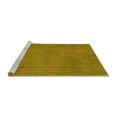 thumbnail image 2 of Ahgly Company Machine Washable Indoor Square Persian Yellow Traditional Area Rugs, 8' Square, 2 of 4