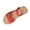 Red, variant on SBYOJLPB Women's Sandals Fashionable And Casual Summer Solid Color Round Toe Sandals Outerwear Flat Sandals