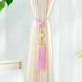 thumbnail image 4 of 2 Pack Curtain Tiebacks with Tassel, Outdoor Decorative Curtain Holdback, Modern Rope Window Curtain Ties Backs Draperies Holder for Office Home Window Decoration, 4 of 7