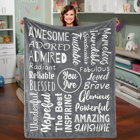 AMZLAL Birthday Gifts For Best Friend Inspiration Blanket Gifts For Women Encourage Gifts For Daughter 50*60