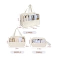 thumbnail image 2 of LCXmlly Portable Storage Bag Large Capacity Waterproof Portable Toiletry Makeup Pouch Organizer Clear PVC Travel Pouch with Zipper Handle, 2 of 9