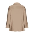 thumbnail image 3 of Puntoco Chaqueta Ligera Informal para Mujer Chaqueta De Manga Larga con Solapa Frontal Abierta Trajes Chaquetas De Oficina De Trabajo Blazer para Diario/Trabajo Puntoco Puntoco-1, 3 of 4
