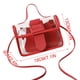 thumbnail image 3 of Bolso bandolera de PVC transparente | Bolso bandolera transparente para conciertos y estadios | Correa desmontable | Aprobado para control de seguridad, 3 of 3