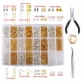 thumbnail image 3 of Jewelry Making Supplies Kit, 1763 Pcs, with Jewelry Pliers, Beading Wires, Findings, 3 of 5