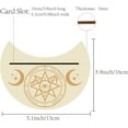 thumbnail image 2 of Wood Tarot Card Stand Holder Wooden Cards Altar Display Stand Moon Phase Witch Divination Tools Majic Ceremonial Wiccan Supplies Dowsing Decor DIY, 2 of 9