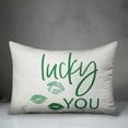 thumbnail image 3 of Creative Products Lucky You 20 x 14 Spun Poly Pillow, 3 of 3