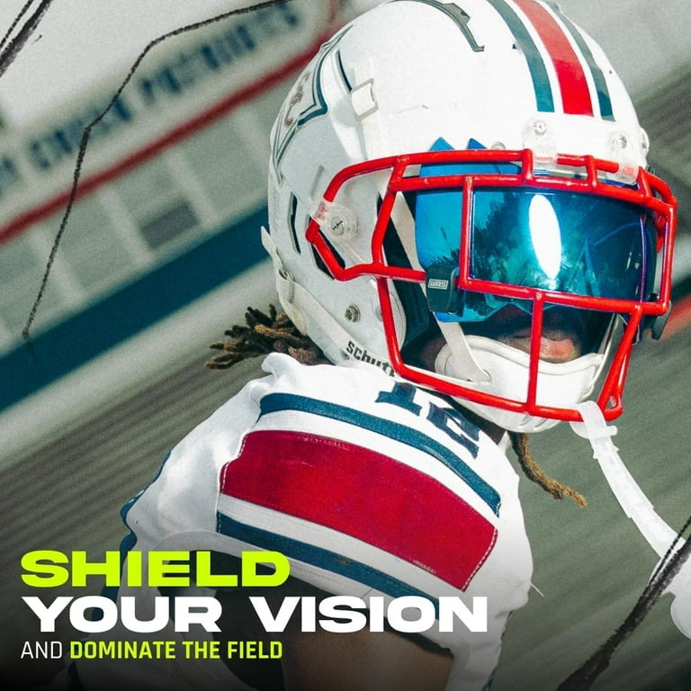 We Ball Sports Football Visor Clear Pink Polycarbonate Eye