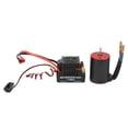 thumbnail image 4 of Regulador eléctrico ESC sin escobillas a prueba de agua con motor de 3900 KV, tarjeta de programa y soporte de conector banana de 4 mm para coche RC 1/8 1/10, 4 of 14