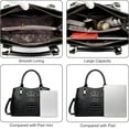 thumbnail image 4 of Women Satchel Handbags and Purse Designer Embossed Crocodile Pattern Leather Top Handle Totes Shoulder Bags for Ladies, 4 of 7