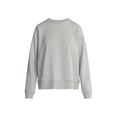 thumbnail image 6 of Joyspun Women's Fleece Drop Shoulder Sleep Top with Long Sleeves, Sizes XS-3X, 6 of 6