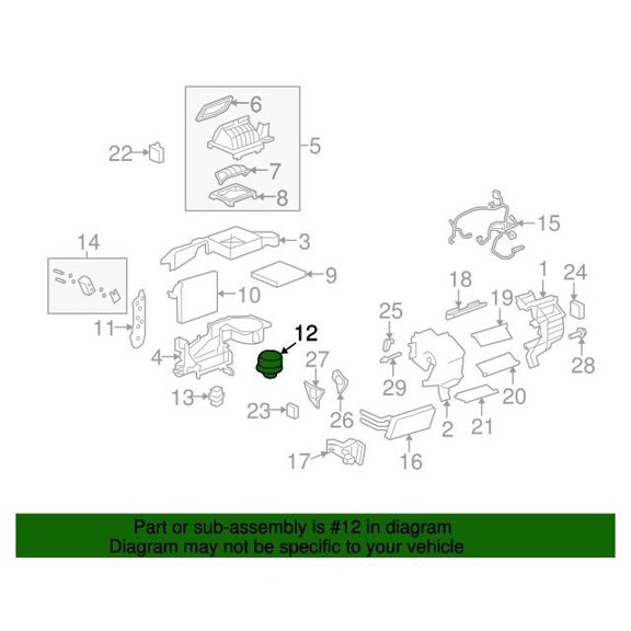 GM 22896430 Motor Asm-Blo (W/ Implr)<See Guide/Contac