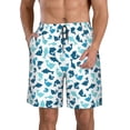 thumbnail image 1 of Fotbe Cute Shark Trajes de Baño Estampados para Hombre, Shorts de Verano de Secado Rápido, Ropa de Playa, Bañadores-Large, 1 of 6