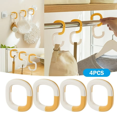 

S Type Multi Function Hook Snap On Folding Hook Household Portable Car Rear Seat Rail Hook For Kitchen Wardrobe Bathroom Outdoor