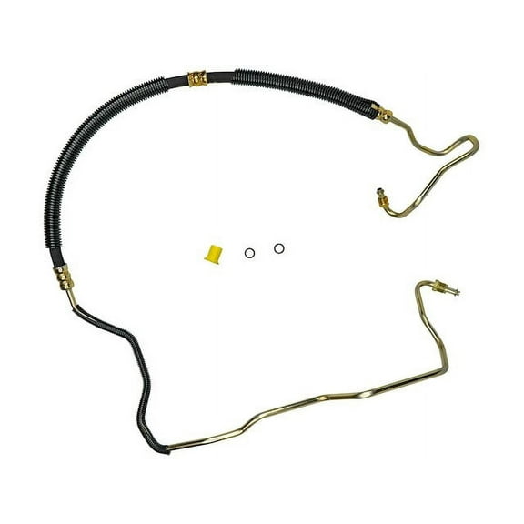 Pump To Gear Power Steering Pressure Line Hose Assembly - Compatible with 2006 - 2011 Chevy Impala 2007 2008 2009 2010
