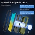 thumbnail image 4 of Funda Case MYBAT Maverick Mag clip para iPhone 16 PRO - Verde con mica, 4 of 10