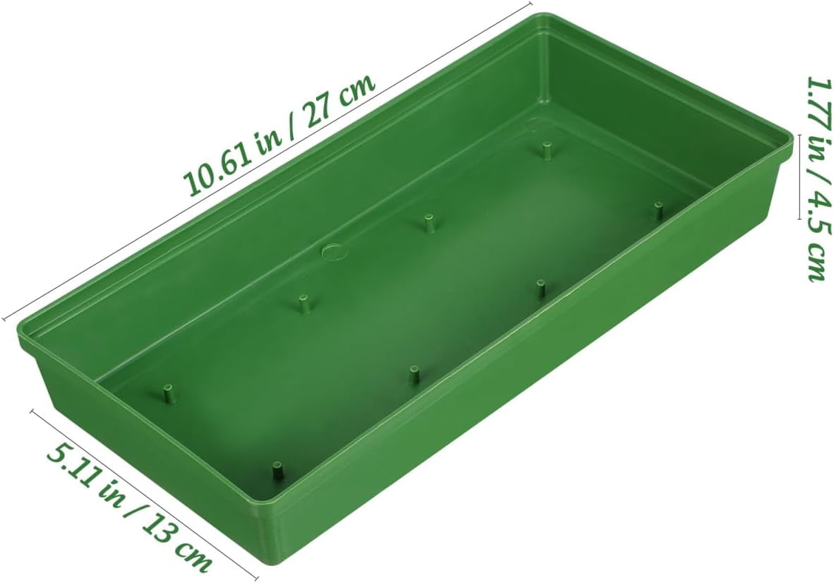 Floral Foam Cage Rectangle Plastic Mud Holder for Fresh and Artificial Flower Arrangements Weddings 10 Pcs