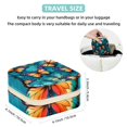 thumbnail image 5 of Butterfly Travel Portable Jewelry Box - Square Organizer Box with Bracelet Holder, Earring Organizer – Store Rings, Earrings, Necklaces, Bracelets, and More! Suitable for Girls and Women, 5 of 6