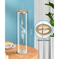 thumbnail image 3 of Porta incienso para varillas [anti cenizas que salen volando], moderno soporte para quemador de incienso con recolector de cenizas de vidrio extraíble, para decoración del hogar, yoga y meditación, 3 of 6