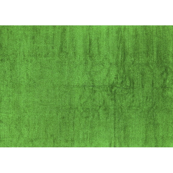 Ahgly Company Indoor Rectangle Oriental Green Industrial Area Rugs, 2' x 5'