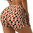 thumbnail image 2 of Kdxio Table Tennis Rackets Print Workout Shorts for Women Seamless Soft Smooth Gym Yoga Scrunch Active Shorts, 2 of 5