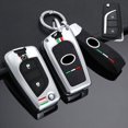 thumbnail image 1 of Car Key Fob Cover Case Protector Zinc Alloy Silicone Car Key Case Cover For Toyota Camry RAV4 Corolla Highlander, 1 of 12