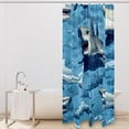 thumbnail image 2 of Shark Waterproof Shower Curtain Set with Hooks - Printed Bathroom Curtains - Decorative Bathroom Shower Curtains, 2 of 5