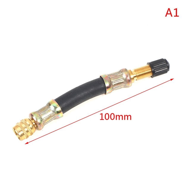 Various Braided Flexible Hose Tire Valve Inflatable Rubber Hose Steel Wire Car Wheels Tyre Valve Stems Extensions Tube Adapter He Qiyong unisex