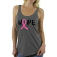 thumbnail image 1 of Awkward Styles Breast Cancer Awareness T-Shirt Hope Ribbon Racerback Tank Tops, 1 of 4