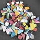 thumbnail image 4 of Mosaicos de vidrio brillante con purpurina de 100 g/3,52 oz para manualidades, materiales para hacer mosaicos, mosaicos poligonales, formas irregulares, colores puros y mezclados, 4 of 5