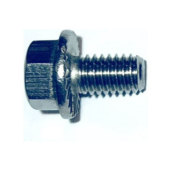 (10) 3/8-16 X 5/8 Hex Flange Bolts with Serrations 18-8 Stainless