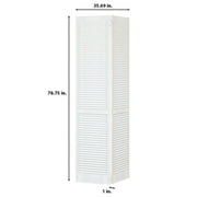 Kimberly Bay Louvered Paintable Wood Bi-Fold Door, 23 lbs