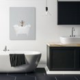 thumbnail image 3 of Stupell Industries Rustic Lodge Giraffe Blue Bath Cute Canvas Art, 36 x 48, by Leah Straatsma, 3 of 7