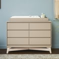 thumbnail image 3 of Little Seeds Pala 6-Drawer Dresser, Taupe/Whitewash, 3 of 14