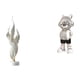 thumbnail image 1 of Escultura de con plumas, estatua moderna de resina, colección de arte, artesanía, adorno de mesa, figura decorativa creativa para chimenea,, 1 of 8