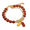 thumbnail image 3 of YYKihy Blessing Good Luck Bead Jade Bracelets For Women Jade Dainty Beads Bracelets Gold Jewelry Gifts For Women Her Him Father Mother, 3 of 9