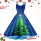 thumbnail image 1 of Vestidos Casuales Para Mujer, Vestido de Fiesta Formal de Graduación, Sin Mangas, Largo Hasta La Rodilla, Estilo Retro, Línea A, Acampanado, Para Navidad, 1 of 4