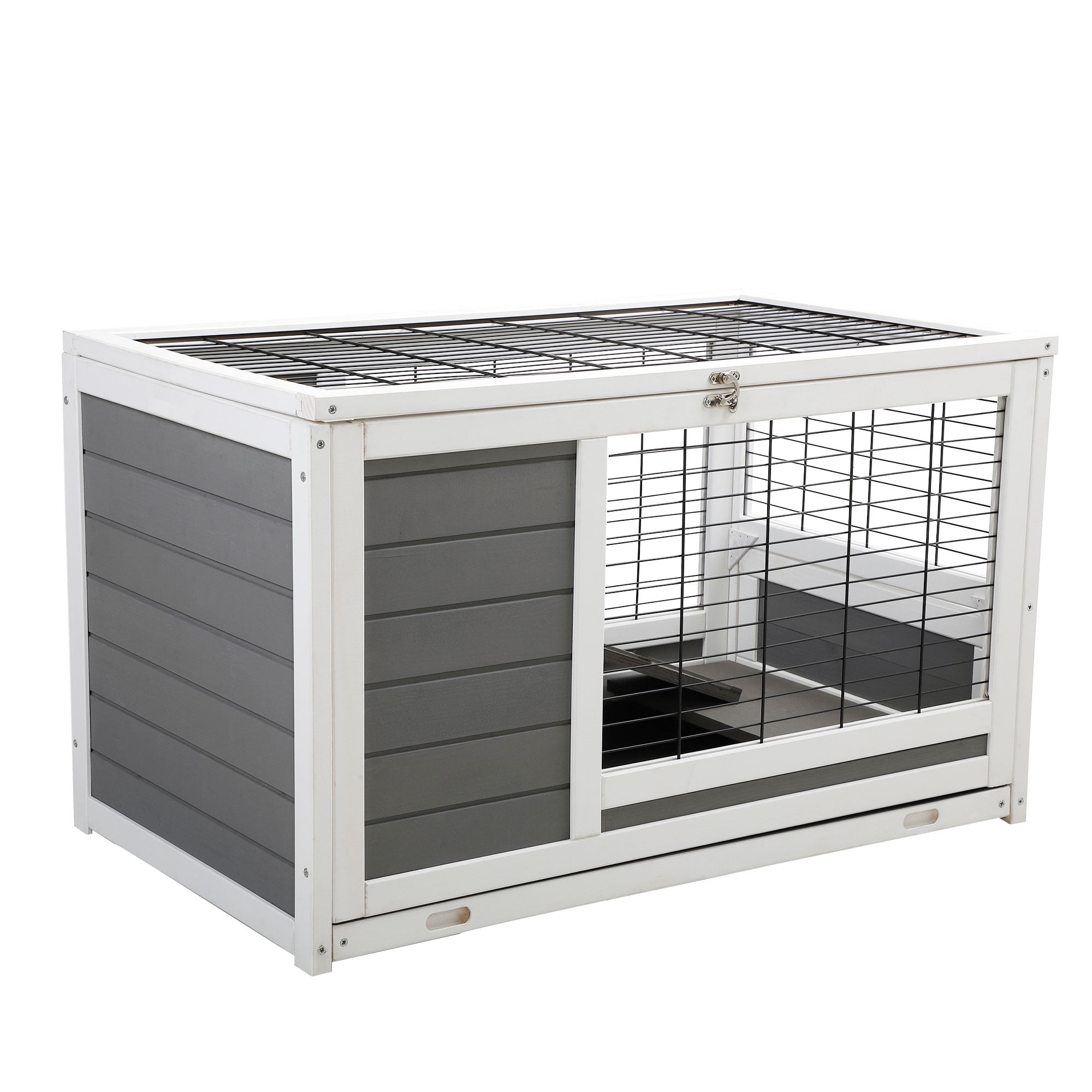 Lowestbest Exclusive Residence for Small Pets, Happy Home for Hamsters and Squirrels with Drawers and Flip Top,Off-White Lowestbest Exclusive Residence for Small Pets, Happy Home for Hamsters and Squirrels with Drawers and Flip Top,Off-White