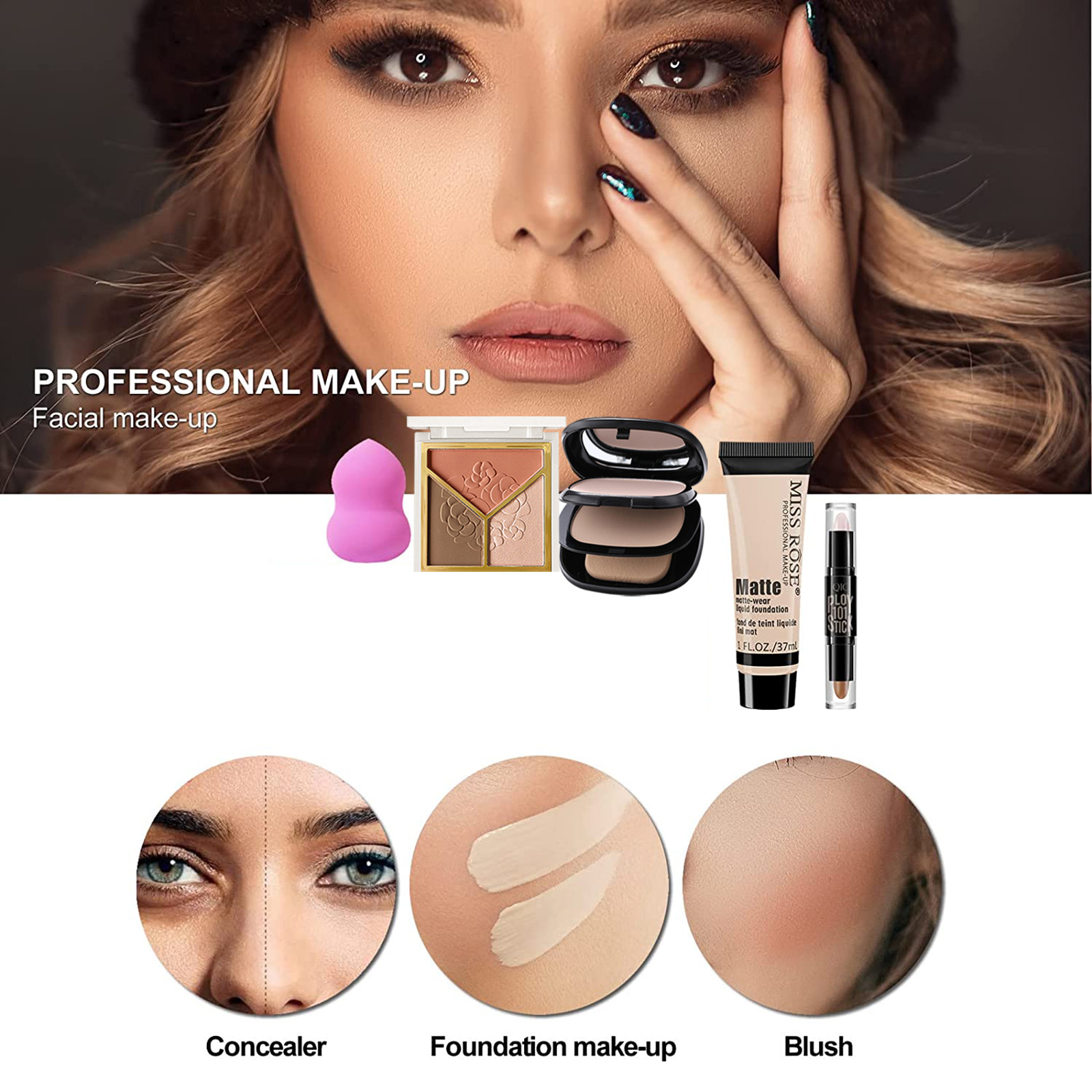 AOLIKOKO All In One Makeup Kit For Women & Girls photo 5